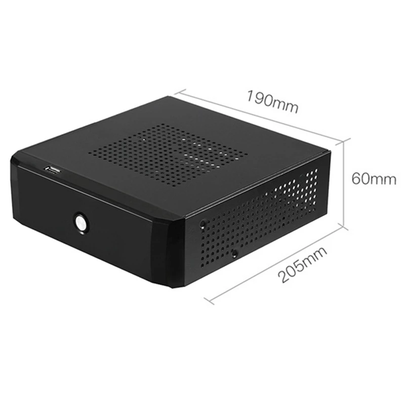 M01 미니 ITX 케이스, 150W 12V 전원 공급 보드, HTPC 섀시, USB2.0 ITX 인클로저, 산업용 제어 섀시