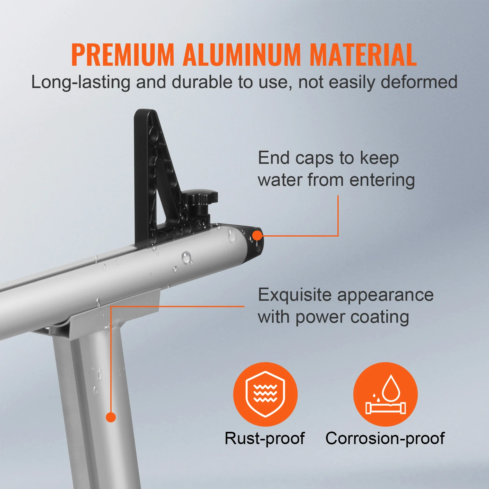 SucceBuy Truck Rack, 800 lbs Capacity, 71"x31" Aluminum Ladder Rack for Truck with 8 Non-Drilling C-clamps, Heavy Duty Truck Bed