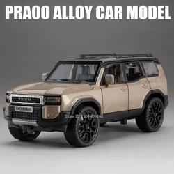 Premium Alloy Diecast SUV Toy Car with Light & Sound Features (Prado Gold)