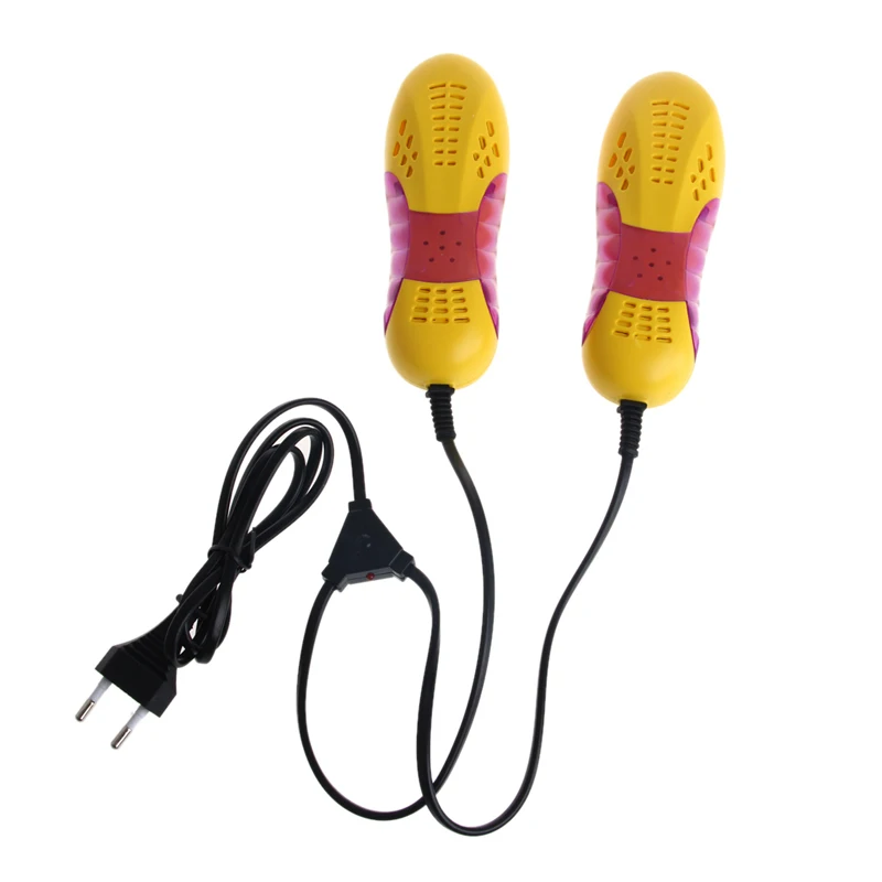 

220V 10W EU Plug Racing Car Shape Light Voilet Shoe Dryer Odor Deodorant Heater