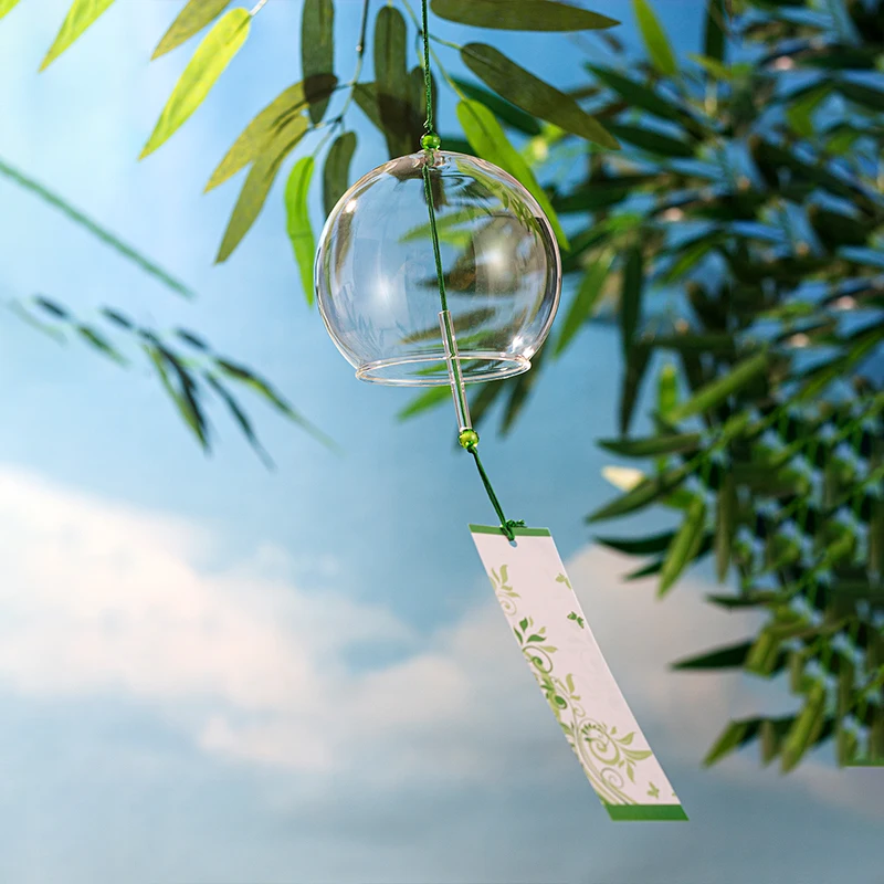 Description Picture 4 of itemJapanese Style Glass Wind Chimes Window Hanging Pendants Outdoor Decorative Wind Bell Yard Garden Wind Chime