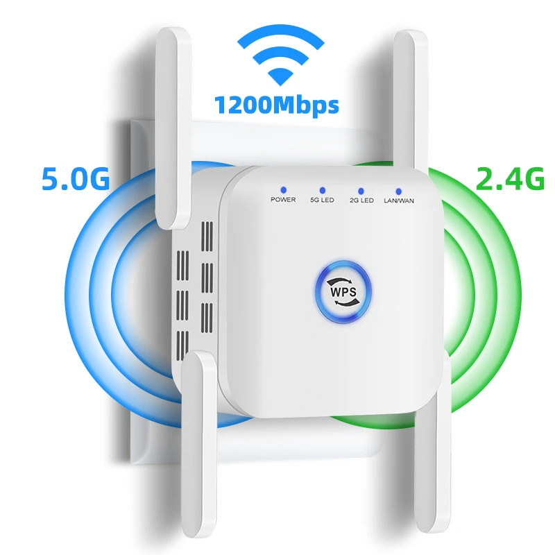 India lotus vitamine 5G Long Range Wifi Repeater Wifi Signaal Versterker Wifi Netwerk Extender  Wifi Booster 1200M 5 Ghz Draadloze Repeater wi fi 5 Ghz|Draadloze Router| -  AliExpress