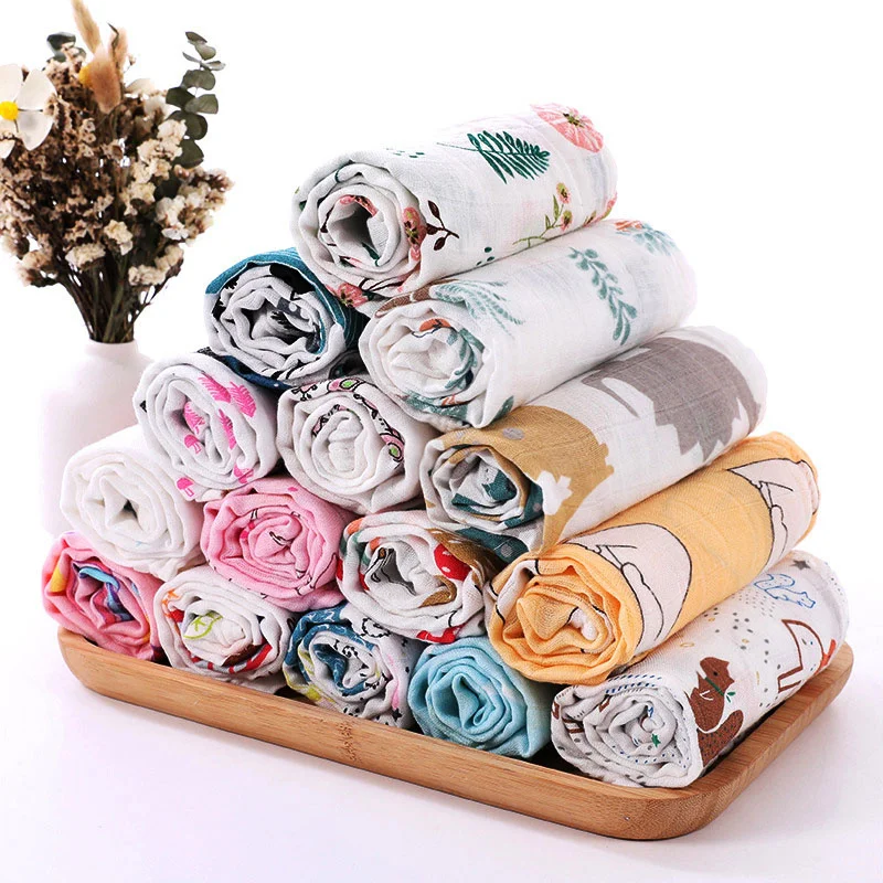 60x60cm Newborn Baby Musilin Blanket Ultra Soft Bamboo Baby Swaddle Blankets Skin Friendly Muslin Diaper Burping Cloths cotton muslin blanket swaddle blanket cotton swaddle cotton gauze blanket cotton muslin burp cloth