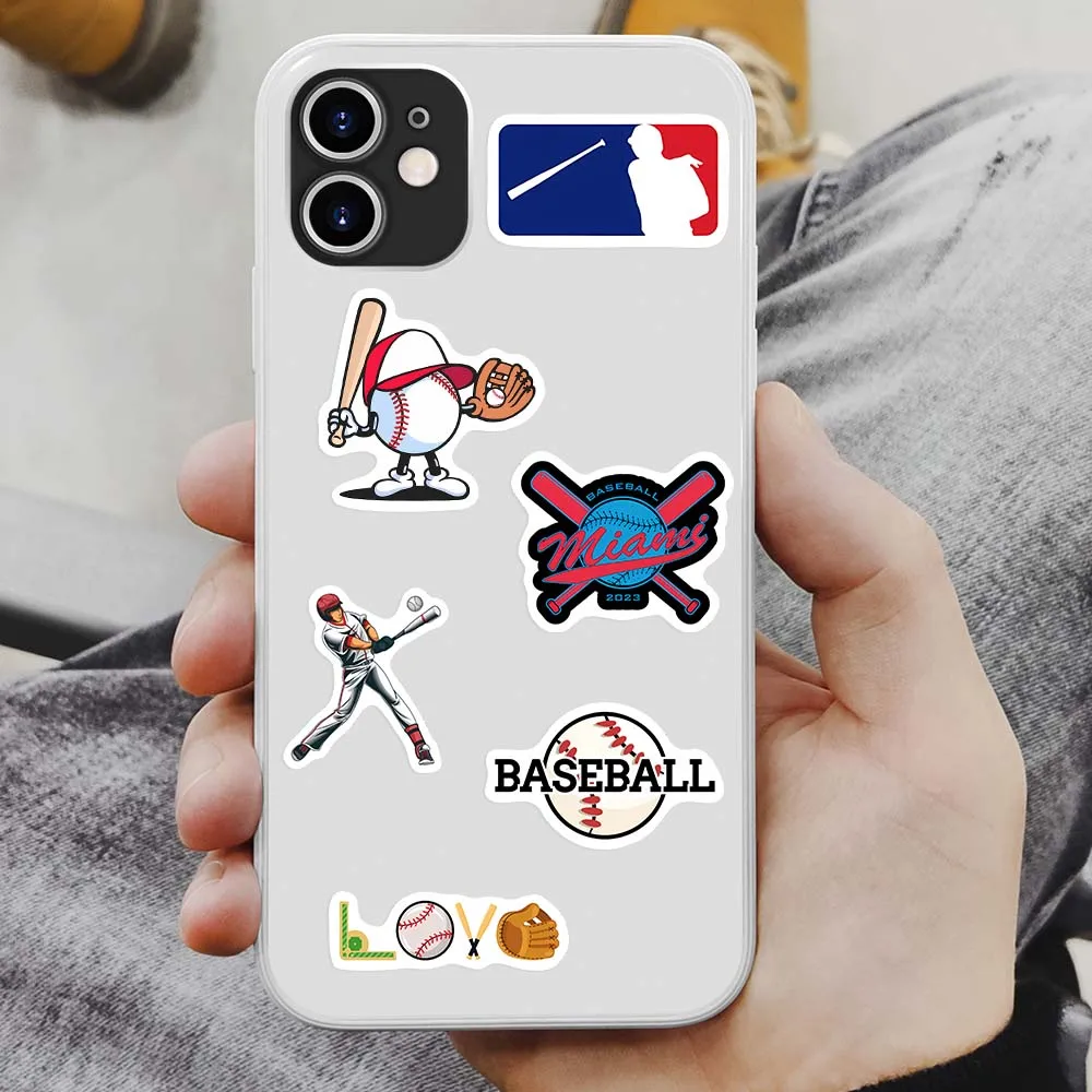Baseball Stickers Cartoon DIY Toy Gift Decal Graffiti Stickers for Phone Laptop Bottles Scrapbook Kids Waterproof Sticker cartoon stickers decorative stickers stationery stickers cartoon sticker stationery supplies