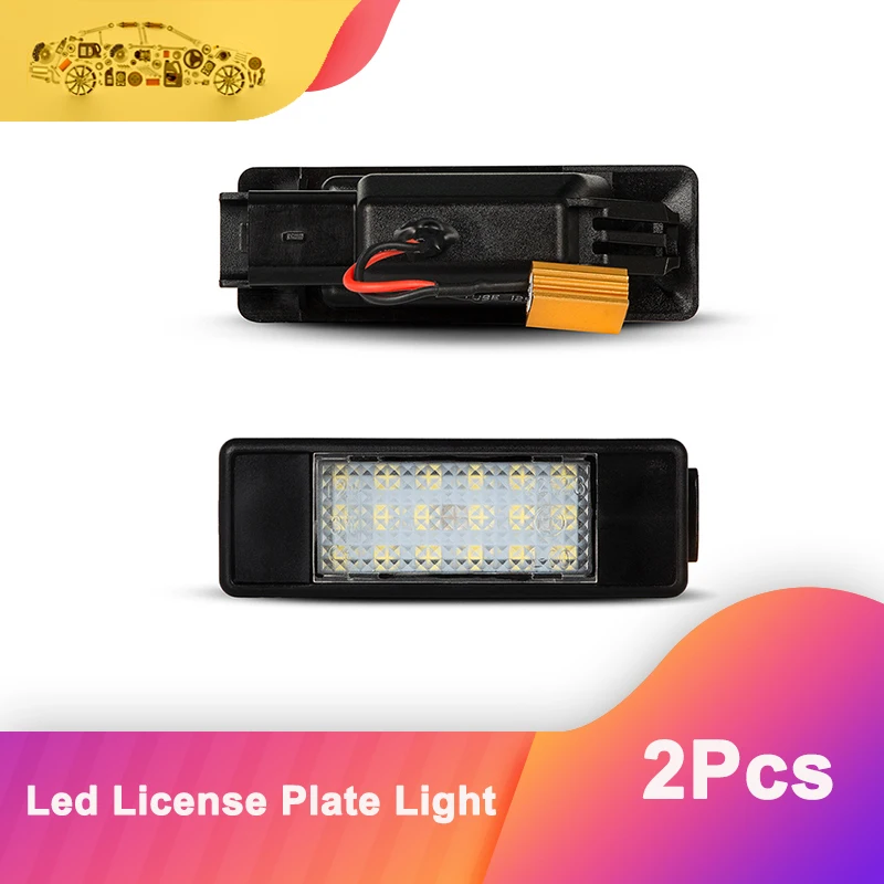 Per Mercedes Benz Vito W639 / Sprinter 906 / Viano W639 2Pcs Lampada Luce Targa A Led Senza Errori
