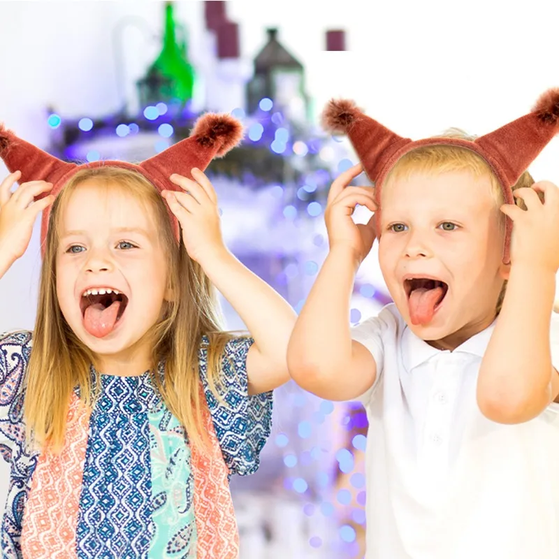 2pcs/set Squirrel Shape Ears Headwear Tail Animal Cosplay Props Accessories Boys and Girls Party Carnival Stage Show Dress Up