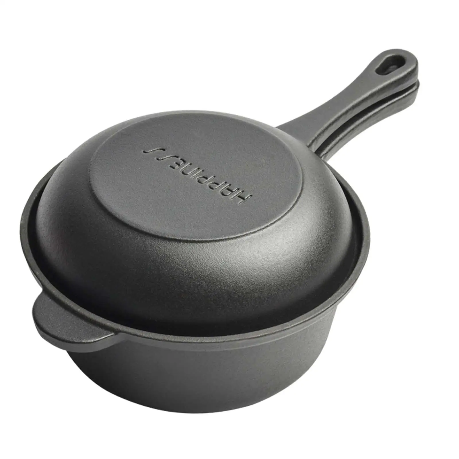 Cast Iron Pan Cooker Pot with Skillet Lid BBQ Steak Pot Stewpot for Home Kitchen Cast Iron Pan Cooker Pot with Skillet Lid BBQ Steak Pot Stewpot for Home Kitchen