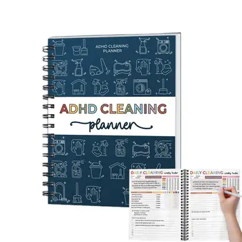 ADHD-Friendly Home Cleaning Bundle – Weekly & Monthly Visual Schedule & Chore Chart