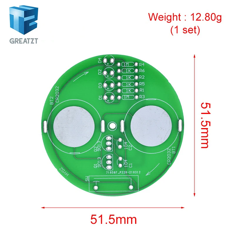 Diy Elektronik Kit LED Gyro DIY Schweißen Kit Rotierende Laterne Inline Komponenten Diy Elektronische Sodierung Projekt (Keine Batterie) – Detail 3