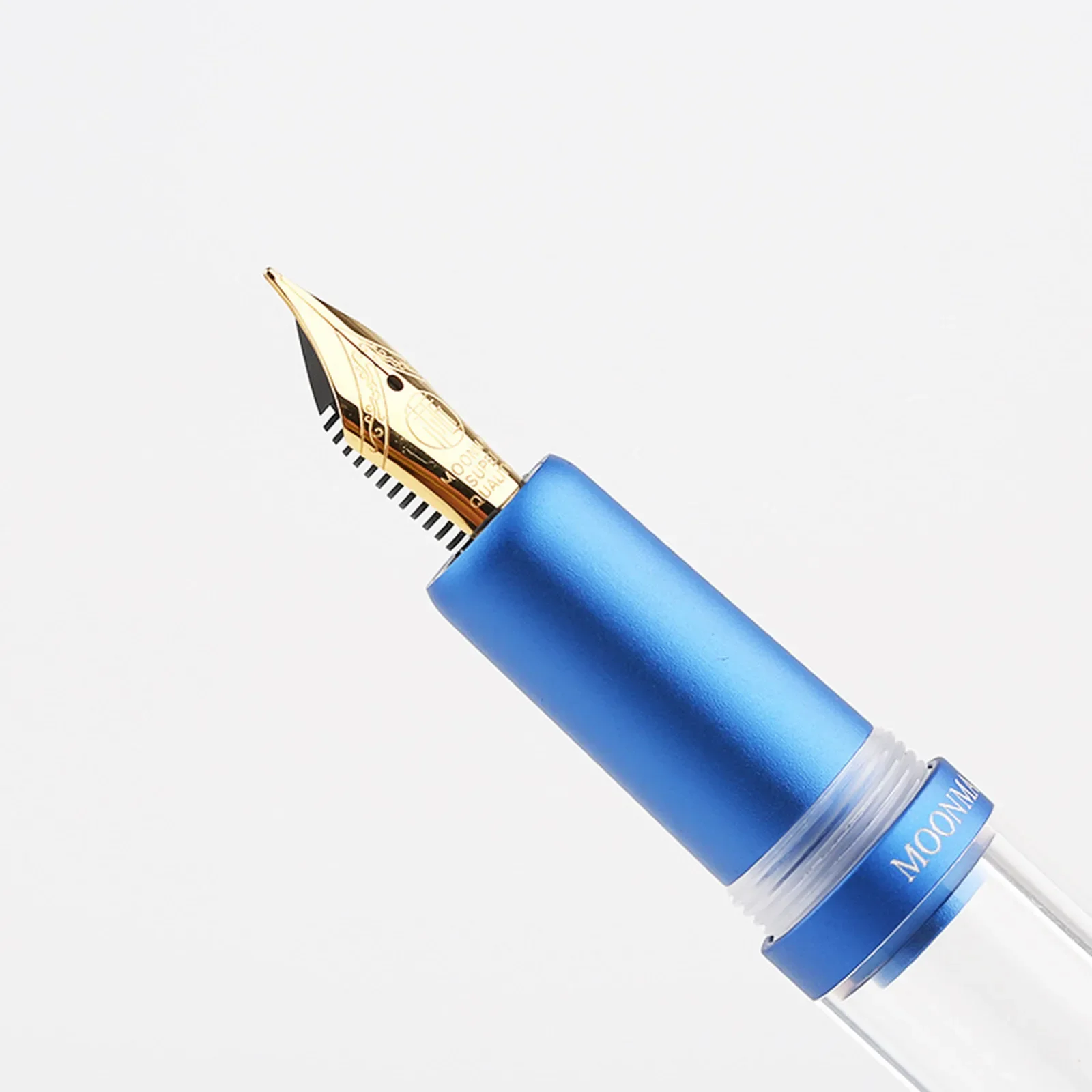 Majohn M2 Plus Transparent Resin Fountain Pen F Nib Ink Storage Large-Capacity Writing Practice Office Students Pens Box