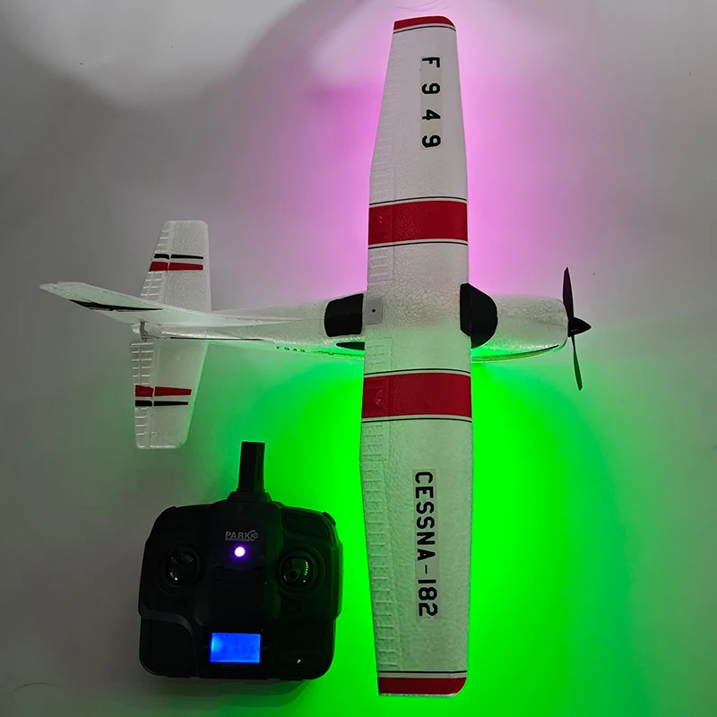Avion RC RTF 2B LED – 4 canaux, prêt à voler, mousse EPP