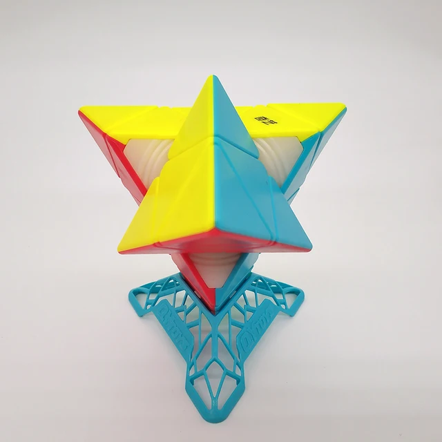 QiYi QiMing S2 Pyramid 3x3 Magic Cube  Professional Cubos magicos Kid Toys High Speed Cube Puzzle Toy 4