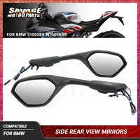 Side Rear View Mirrors For BMW S1000RR M1000RR 2019-2024 Motorcycle Rearview Mirrors With LED Turn Signal Light K67 K66 2023 1