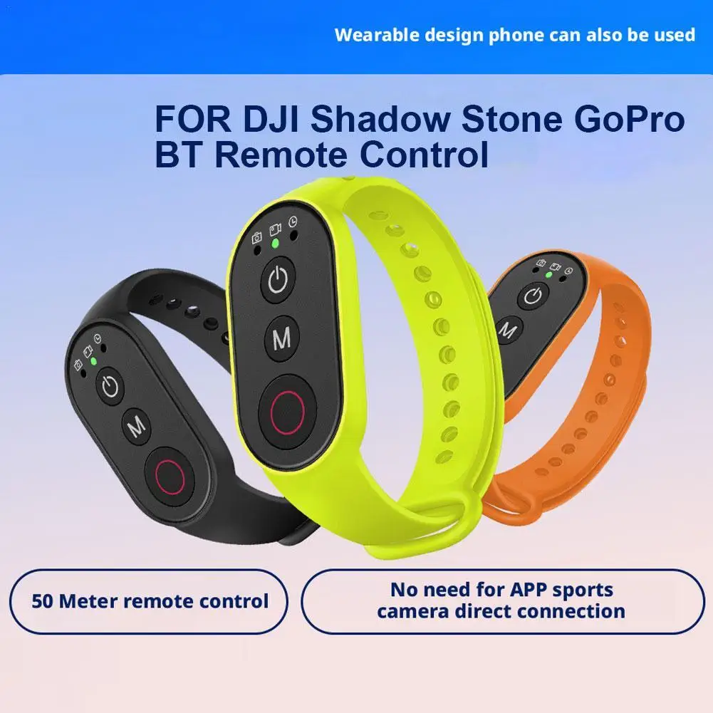 Bluetooth Remote Control For DJI Osmo Action 5 Pro Action 4 Photography Shutter Release Button Controller Camera Accessories action camera accessory action camera remote control