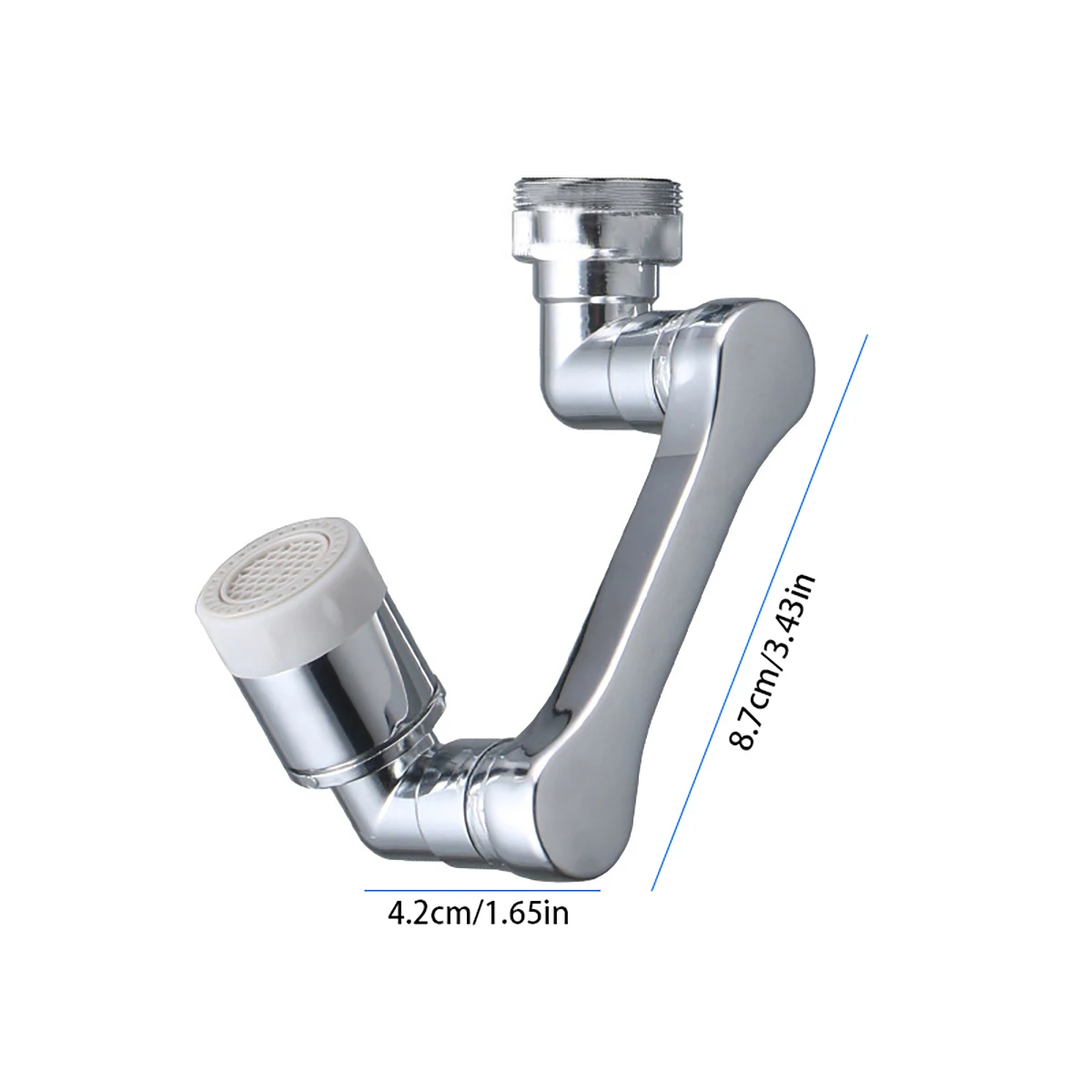Metal 1440° Universal Rotation Faucet Sprayer Head for Faucet Extender Aerator Bubbler Nozzle Kitchen Tap Washbasin Robot Arm 6