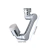 Metal 1440° Universal Rotation Faucet Sprayer Head for Faucet Extender Aerator Bubbler Nozzle Kitchen Tap Washbasin Robot Arm 6
