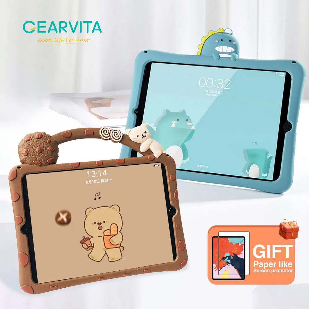 保護フィルム タッチペン付き Ipad ケース 猫 キャラクター シリコン スタンド付き 軽量 耐衝撃 Ipad Air5 Air 5世代 Air4 ケース Ipad Air 第４世代 Ipad9 Ipad8 Ipad7 Ipad6 Ipad5 Ipad Mini5 Ipadpro11 Hanamaru Yacatalystケース Ipad Mini Edition