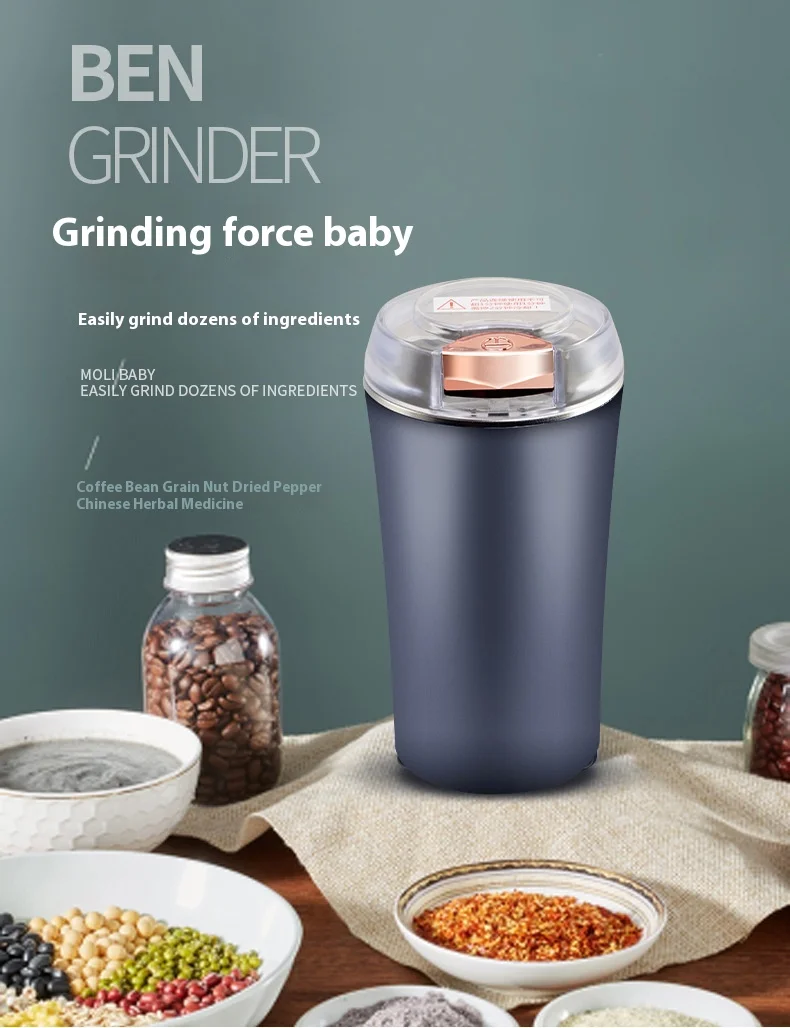 Description Picture 2 of itemSeasoning grain coffee grinder Small multi-functional mill household electric grinder