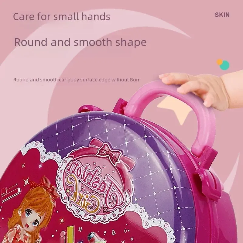 Women's Cosmetic Box Set Children's Makeup Table Toy Gift Girls Kindergarten Luggage Storage Box Birthday Gift makeup toy cosmetics set