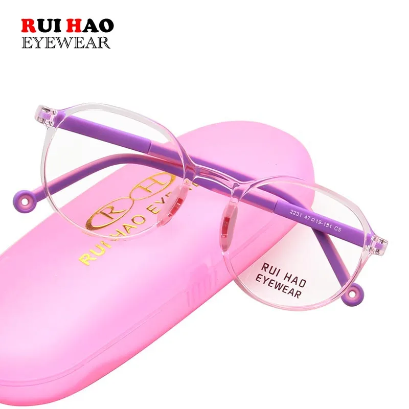 TR90 Kids Glasses Frame Myopia Prescription Eyewear Amblyopia Child Spectacle Student Eyeglasses Frame Boy Girl Glasses