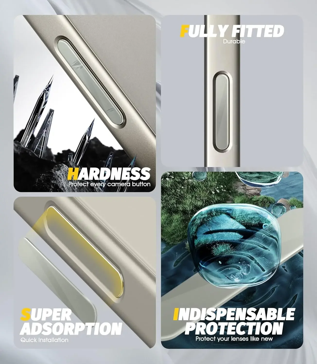 Camera Control Button Protector for iPhone16 Tempered Protection Camera Buttons Protective Cover For iPhone 16/16 Pro Max 16Plus