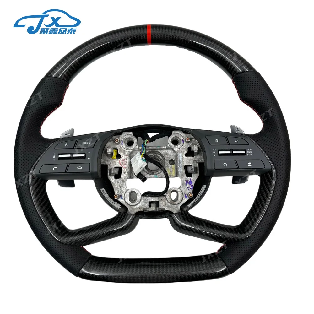 

JXZT For hyundai sonata DN8 steering wheel assembly carbon fiber products cruise control switch