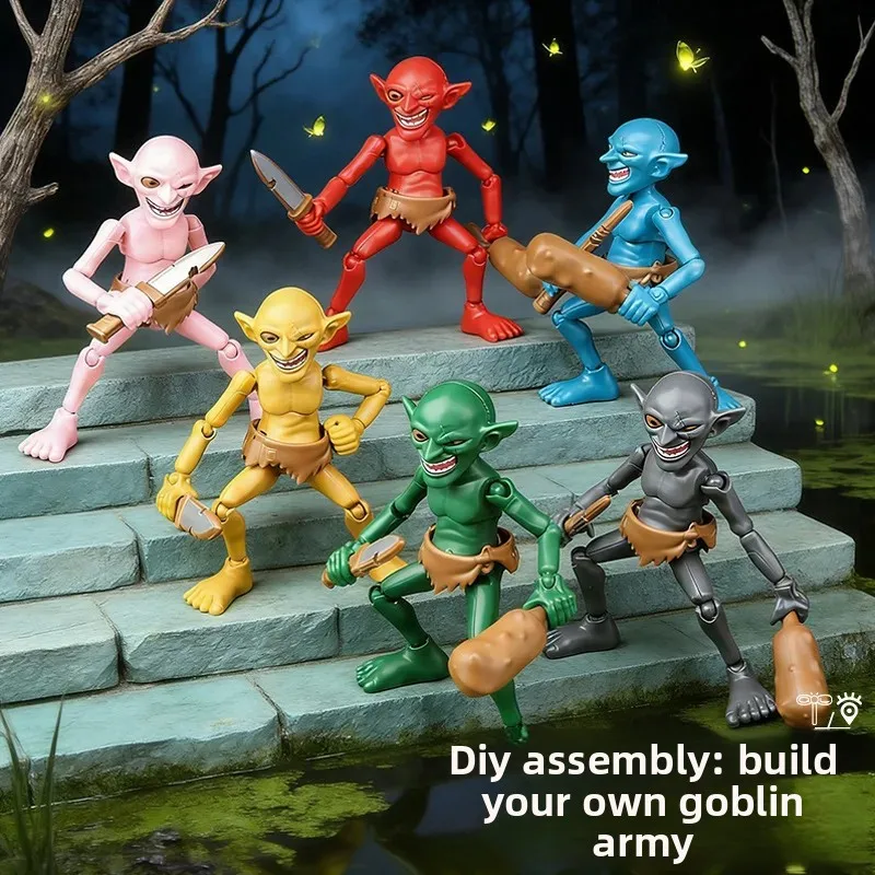 Glückliche 13 Puppe Figur bewegliche Gelenk puppe Gelenk puppe Glück 13 3d zusammen gebautes Jungen spielzeug geschenk