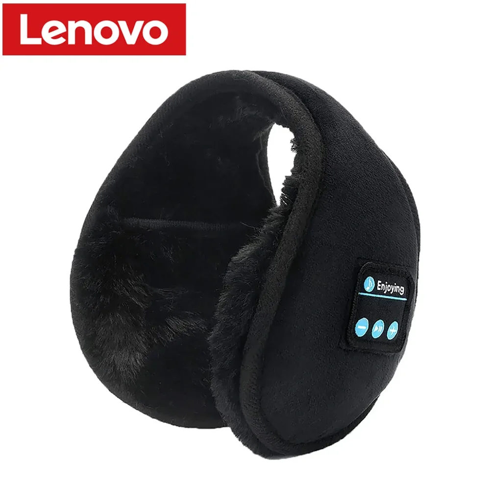 

Беспроводные наушники Lenovo, музыкальные наушники с Bluetooth, наушники, наушники, Зимняя Толстая Повседневная шапка, наушники, теплые наушники для мужчин и женщин