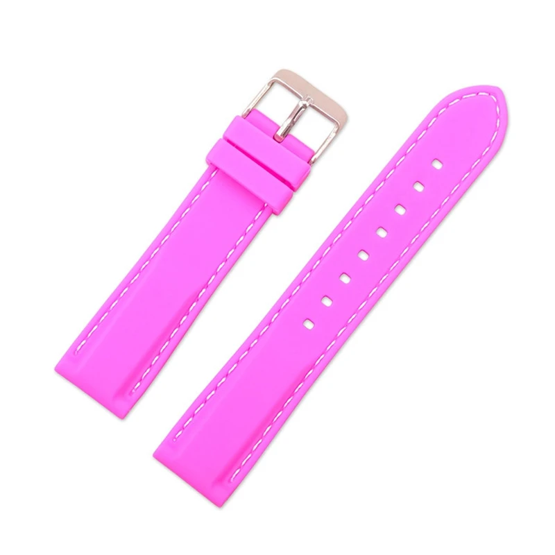 Durable Waterproof Silicone Sport Watch Band Strap - Universal Fit