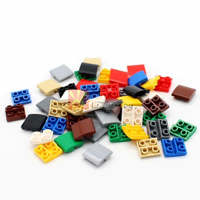 50Pcs Moc Bricks 32803 Slope Curved 2 X2X 2/3 Invertito Fai Da Te Educativi Mattoni Da Costruzione Giocattoli Compatibili Con Particelle Di Assemblagg