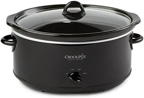 

8 Quart Oval Manual Slow Cooker and Food Warmer, Black (SCV800-B) Rice cook Cooking accessories Rice cooker Boba cooker machine