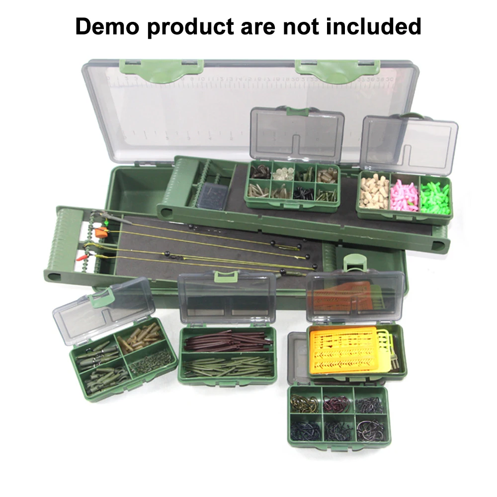 carp kinetics tackle box Fishing Tackle Boxes Big Box With Six Mini Compartments Storage Box  Multi-Function For Carp Fishing Hook Bait Storage Pesca