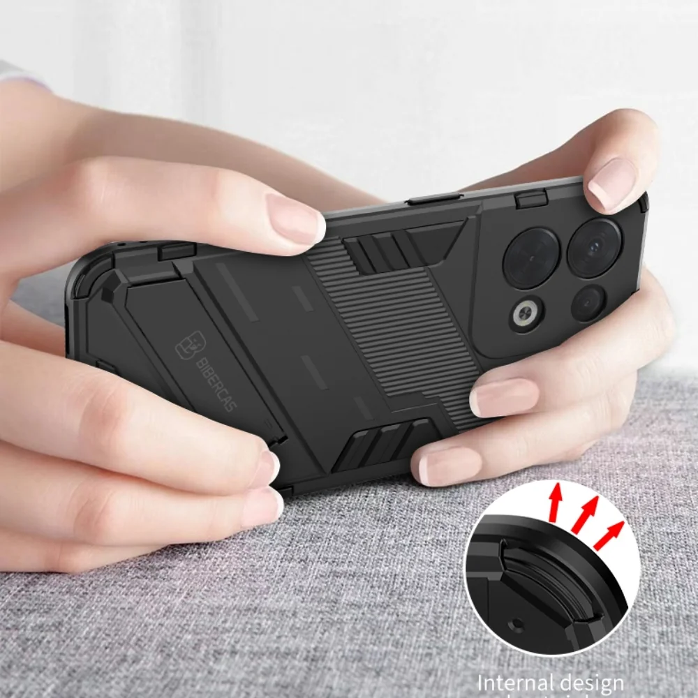 Enhanced Shockproof Armor Phone Case - Durable Anti-Shock Protective Back Cover