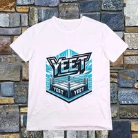 2024 Luxury Brand Retro Jey Uso Yeet Casual Short Sleeved New Arrival Summer Fashion T-Shirt Cotton Top Unisex Adults/Kids 2