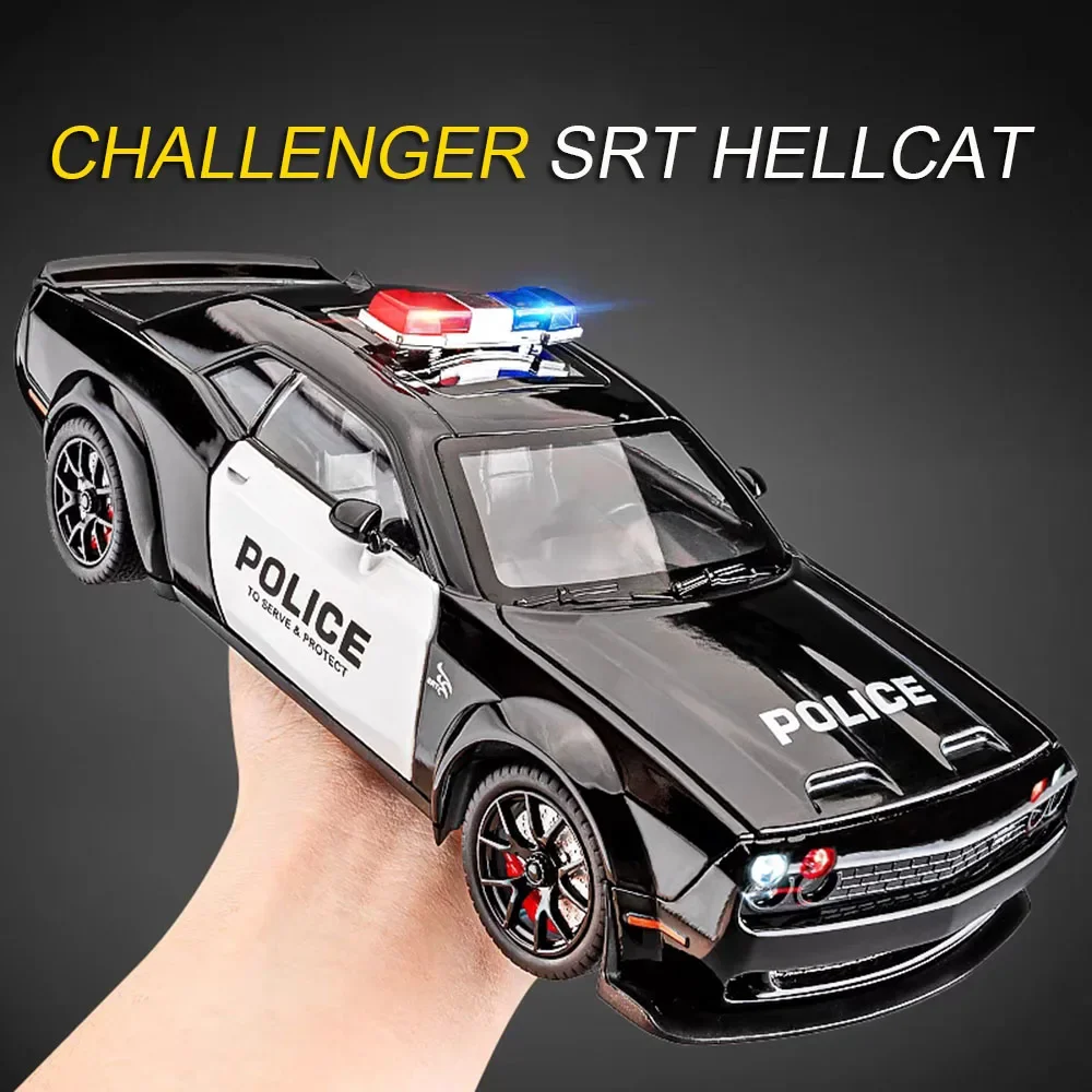 Police Car Dodge Demon Rc Dodge Challenger 12V Electric Ride On
