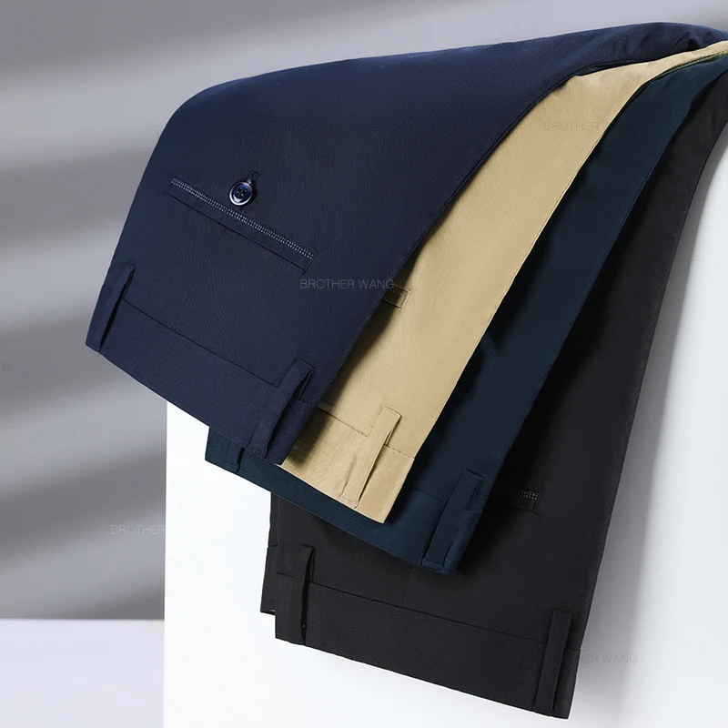 سراويل رجالية كاجوال من ألياف الخيزران ، رفيعة جدً...