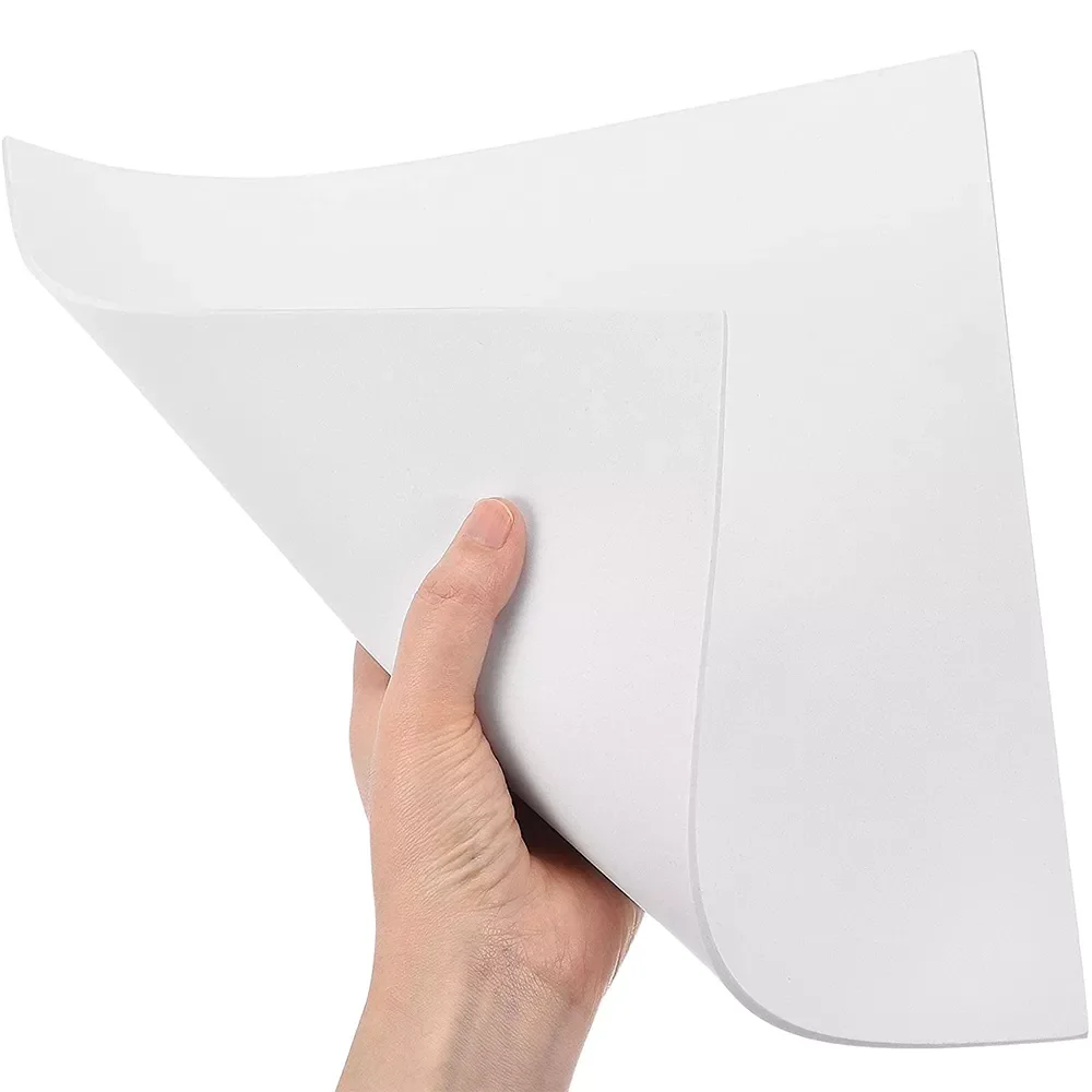 Poolin 10Pcs 3D Eva Foam Sheets White&Black Embroidery 1.mm/2mm/3mm Thickness Handmade Material DIY Projects