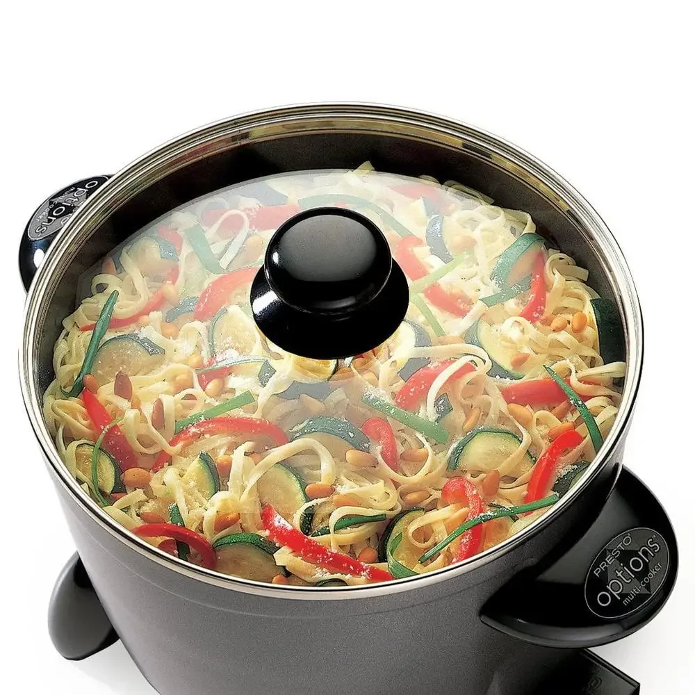 Multi-Cooker Steamer Versatile Cooking Appliance Steaming Roasting Frying Control Master® Heat Control Easy Draining Basket 2