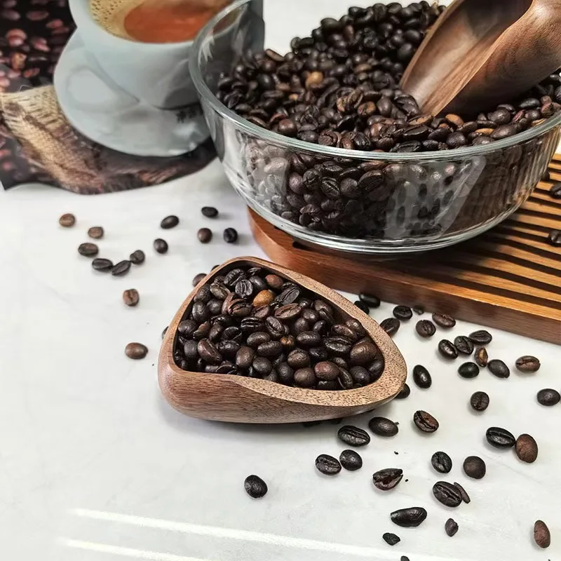 Bandejas de dosificación de granos de café de madera, palas de pala con juego de botellas de Spray, taza dosificadora, a