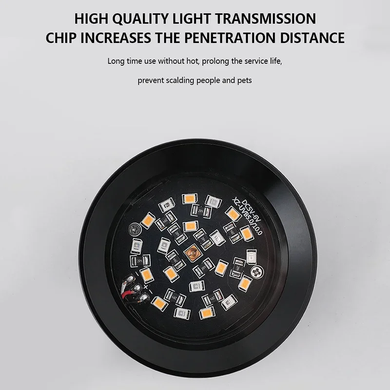 Turtle Lizard Reptile UVB Calcium Supplement Light UVB+UVA Sunbathing Lamps Amphibians Reptiles Breeding Boxes Lighting Fixtures