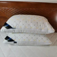 Insert d'oreiller en polyester pour adultes, hôtel et usage domestique, noyau de literie rectangulaire blanc doux, oreiller durable pour dortoir et ménage 1