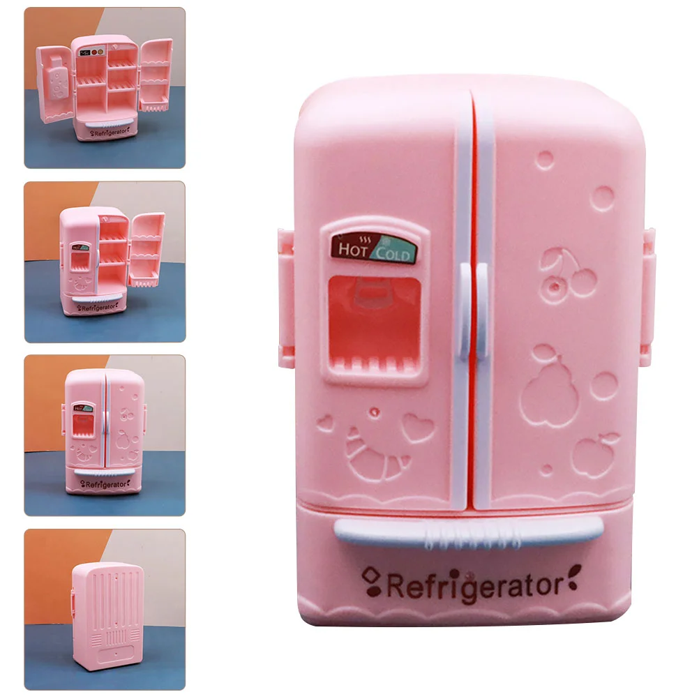 

Simulation Refrigerator Toy Dolly House Furniture Decorative Mini Refrigerator