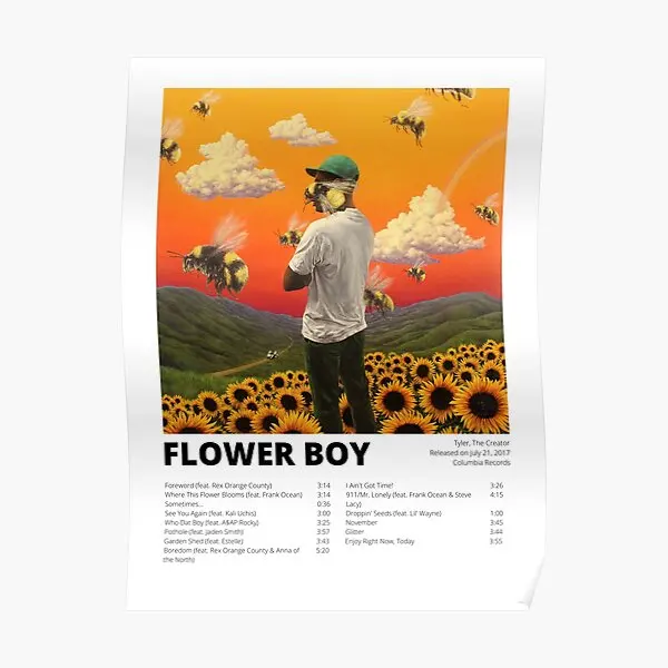 

Цветочный мальчик, плакат, украшение, Настенная смешная картина, Современная роспись, картина, искусство, винтажная фотопечать, без рамки