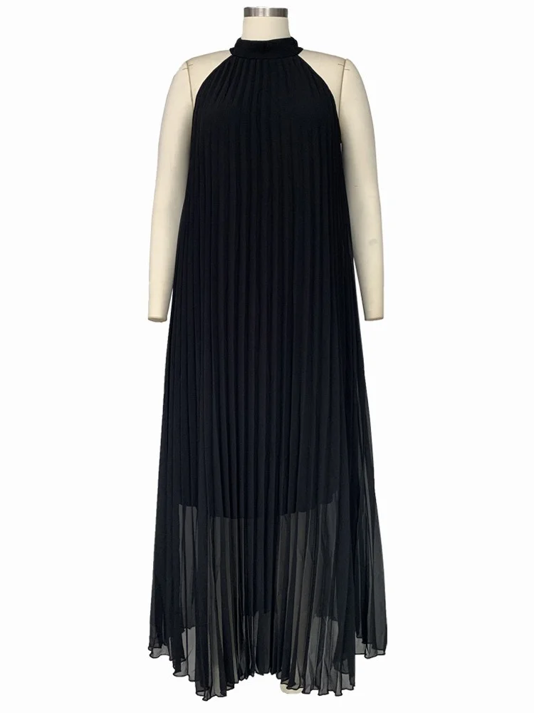 Wmstar Plus Size Dresses for Women's Clothing Sleeveless Maxi Party Long Dress New in Summer Holiday Wholesale Dropshipping 2024