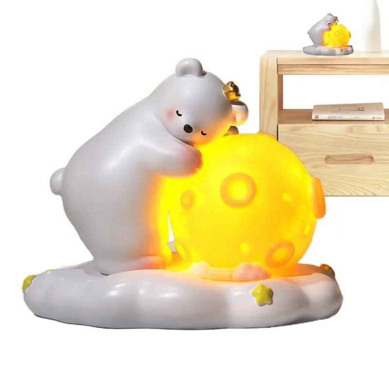 

Cute Night Light Resin Kawaii Light Animal Shaped Decorative Cute Lamps Cute Lights Romantic Kids Lamps For Bedsides Nursery