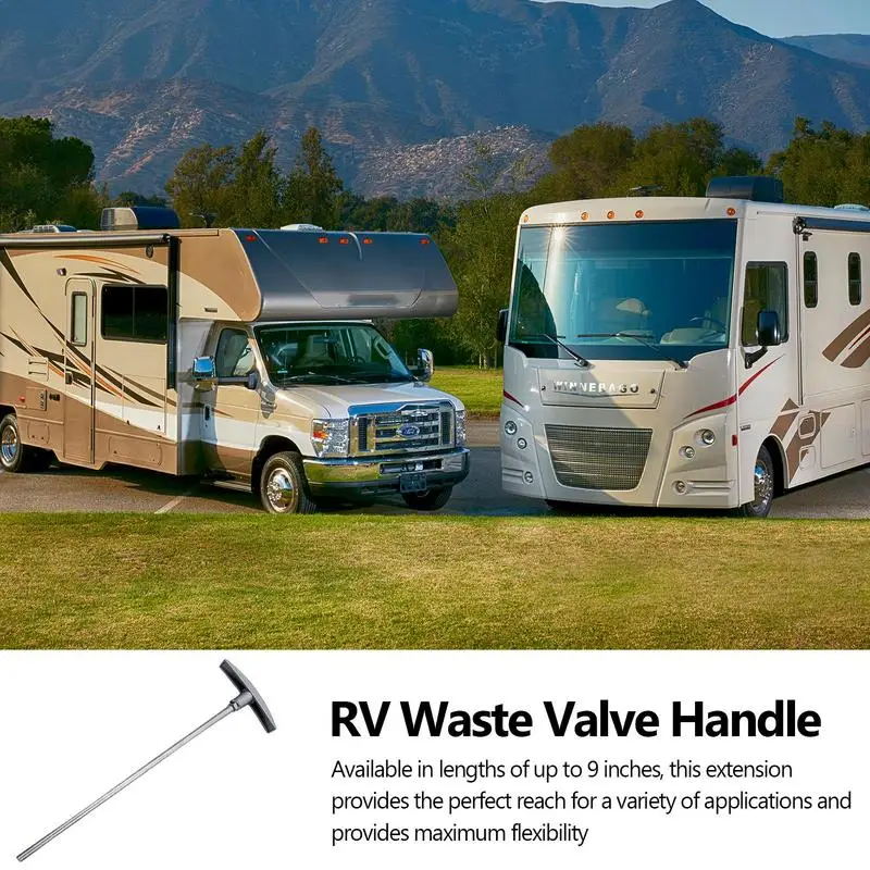 

Удлинитель для сточных клапанов RV, 9 дюймов, ручка для сточных клапанов RV, удлинитель для сточных клапанов RV, ручка для резервуара для легких отходов