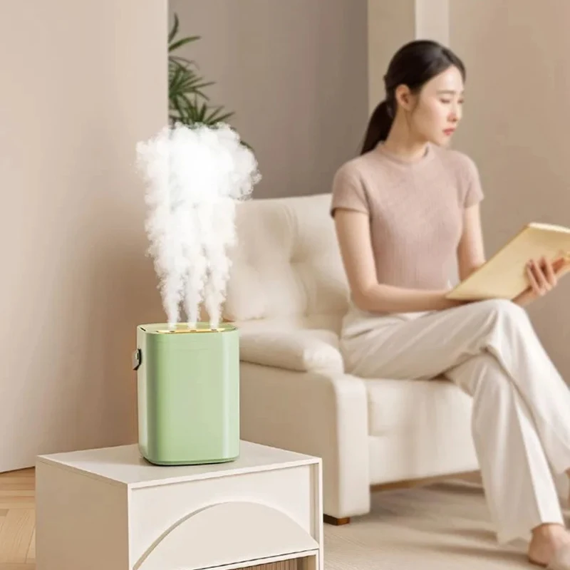 3노즐 야간 조명 가습기 1.8L 대용량 듀얼 필터 아로마테라피 머신 USB 무소음 타이머 자동꺼짐 기능 침실 차량용 신제품