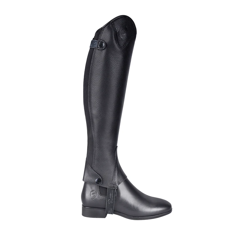 Horse Riding Protectors Cavassion half-chaps Leather half-chaps for men and women Comfortable and Breathable Knight Equipment Protect knight leg