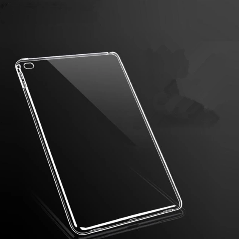 For New iPad 9.7 2017 2018 Case TPU Silicon Transparent Slim Cover for iPad Air 2 Air 1 Pro 10.5 Mini 2 3 4  Coque Capa Funda