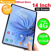 Global Version 14 Inch Tablet PC Big Screen 1920x1200 IPS 16+512GB Tablet 14" Android 14 4G LTE Game Study PAD 12000mAH Battery 1